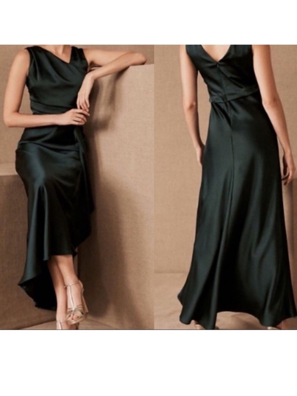 Anthropologie BHLDN Espen Satin Maxi Gown NWT